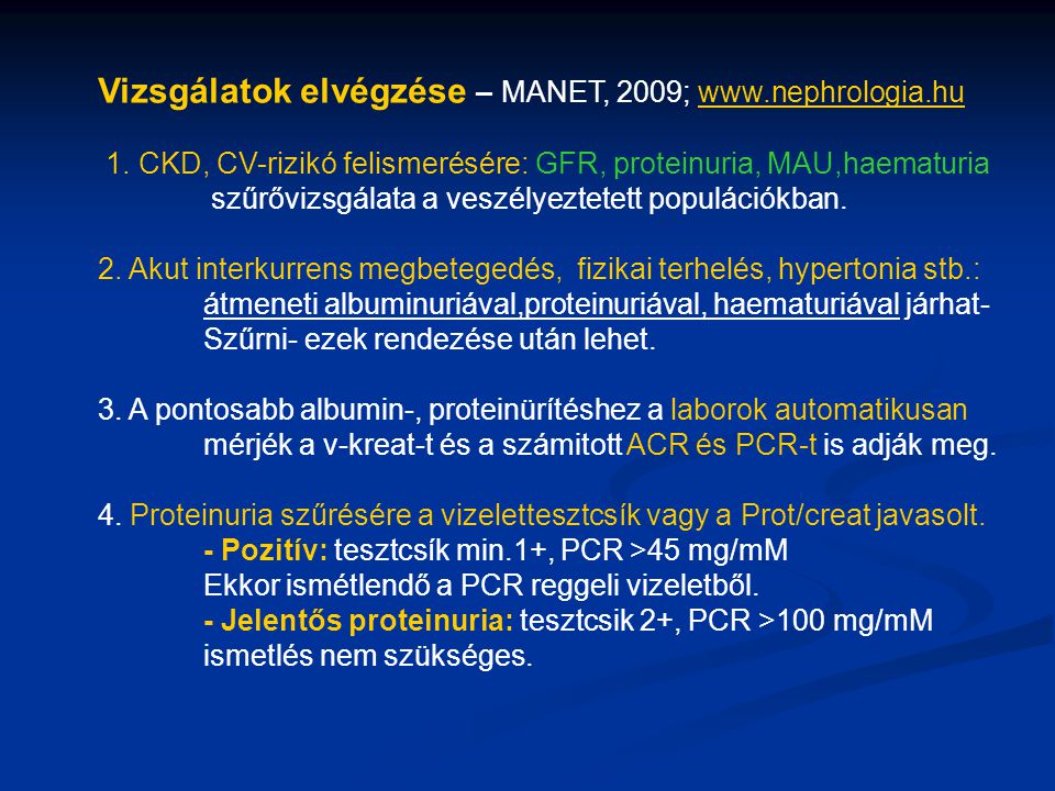 Vizsgálatok elvégzése – MANET, 2009;