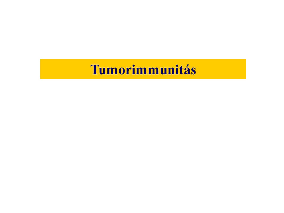 Tumorimmunitás