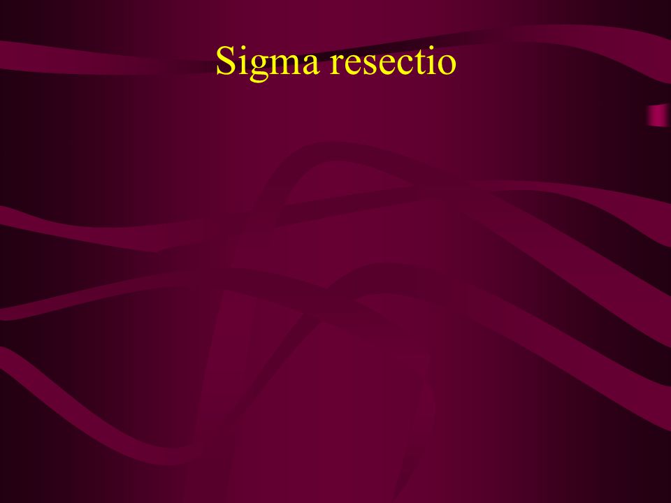 Sigma resectio