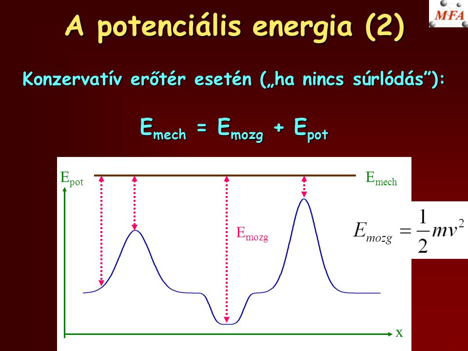 A potenciális energia (2)