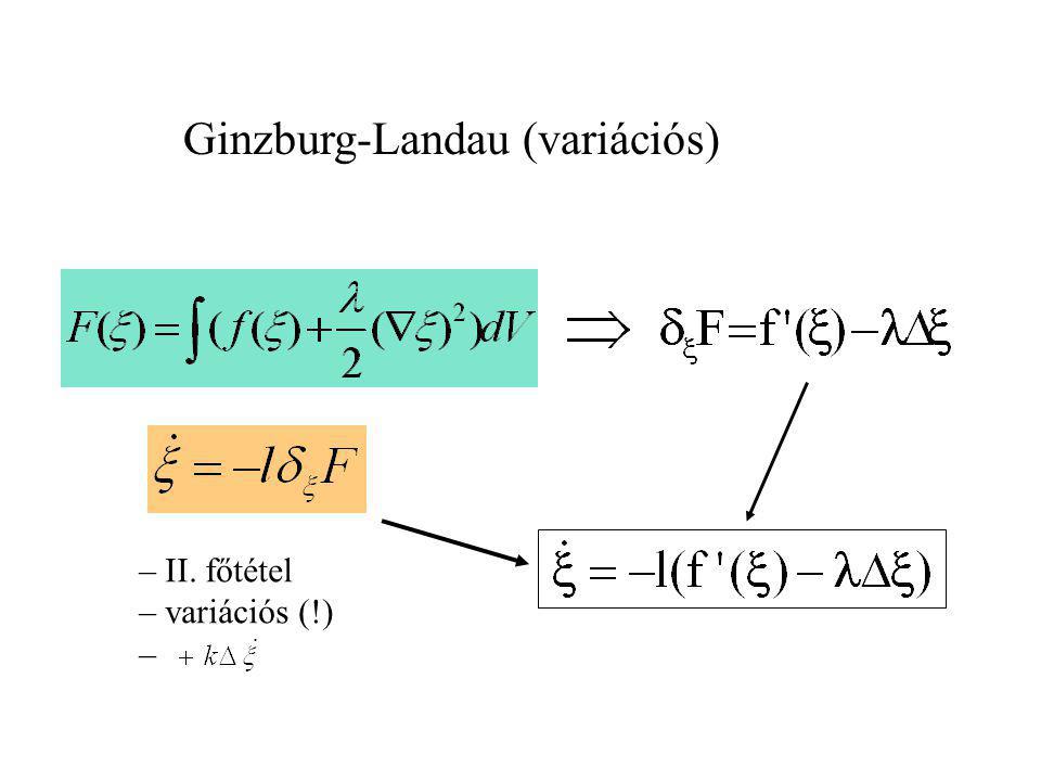Ginzburg-Landau (variációs)