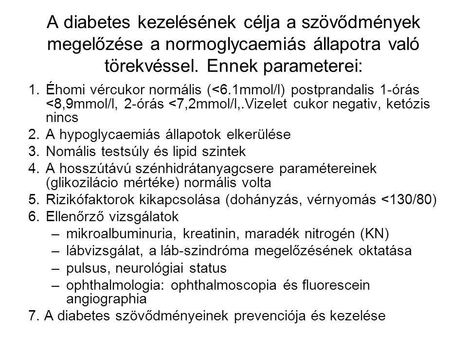 a diabetes mellitus kezelése 1 hipnózis)