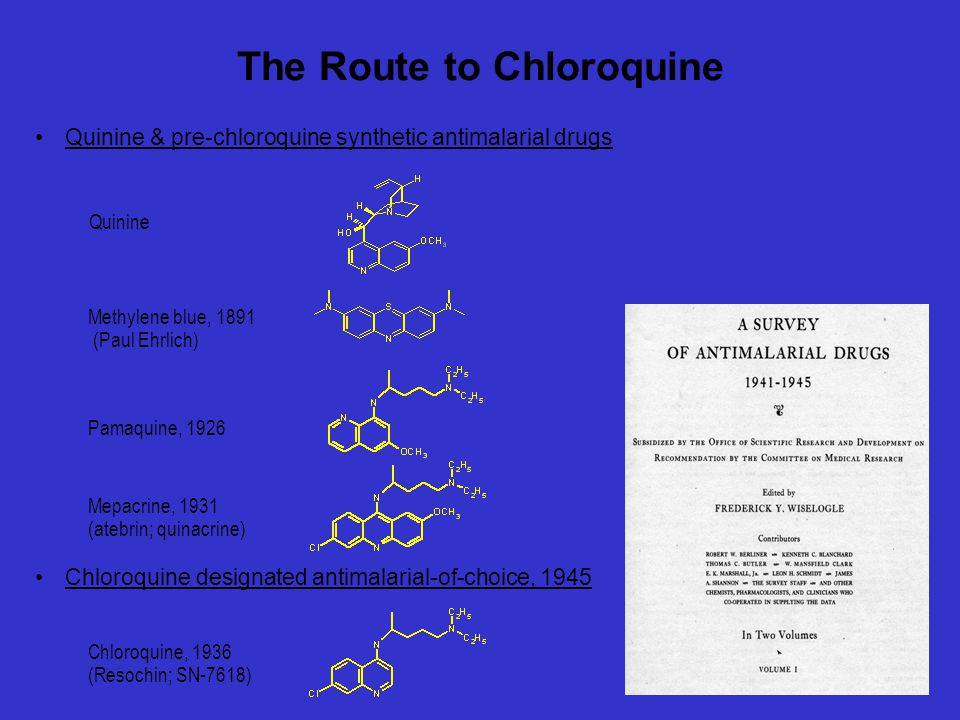 The Route to Chloroquine