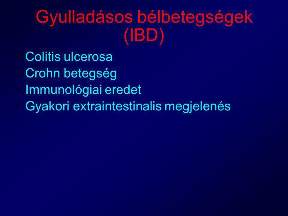 Gyulladásos bélbetegségek (IBD)