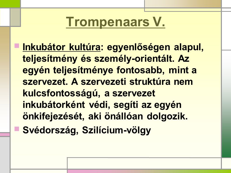 Trompenaars V.