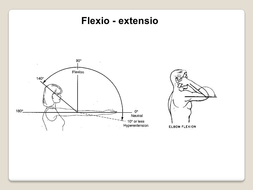 Flexio - extensio