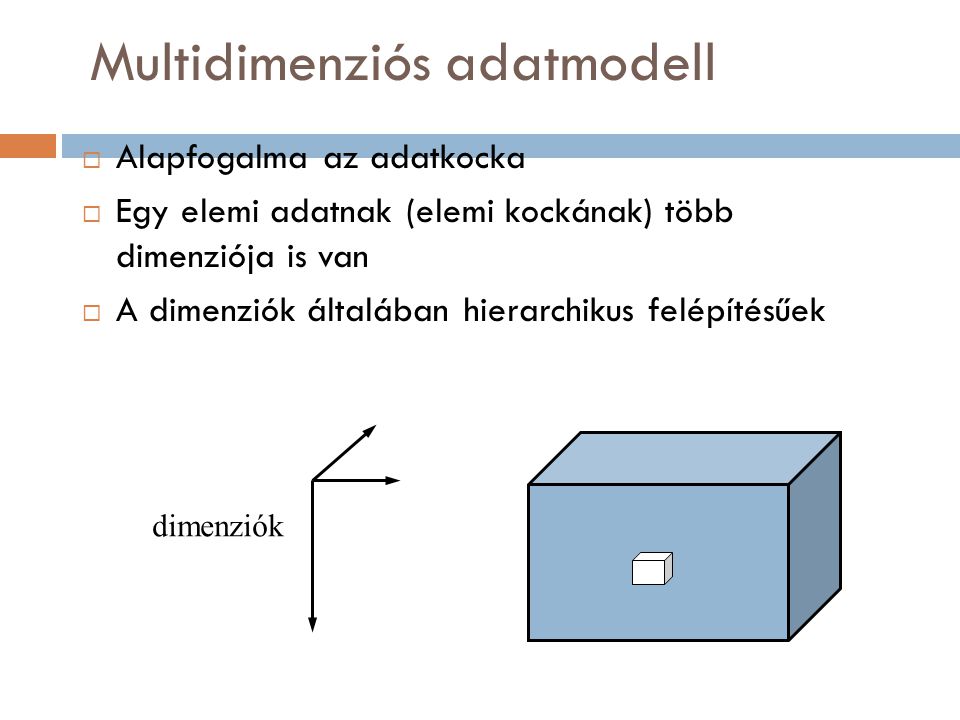 Multidimenziós adatmodell