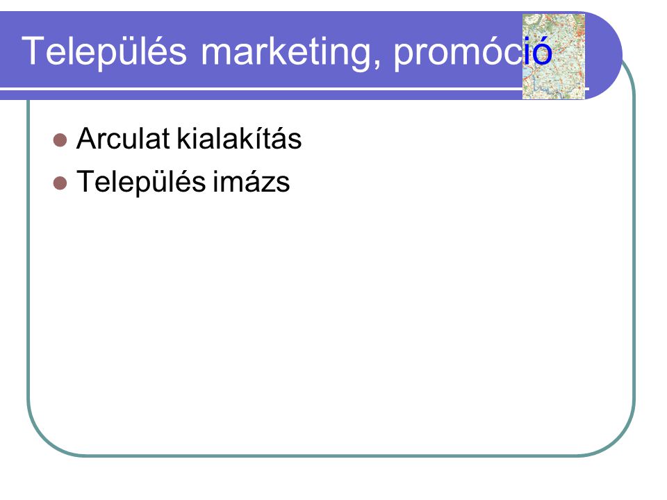 Település marketing, promóció