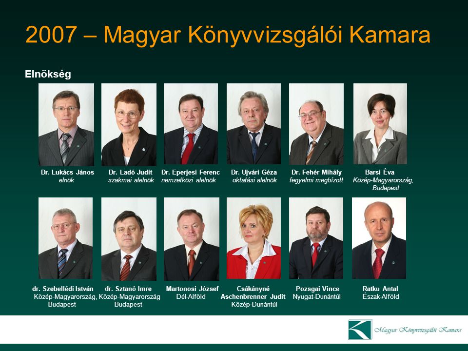 2007 – Magyar Könyvvizsgálói Kamara