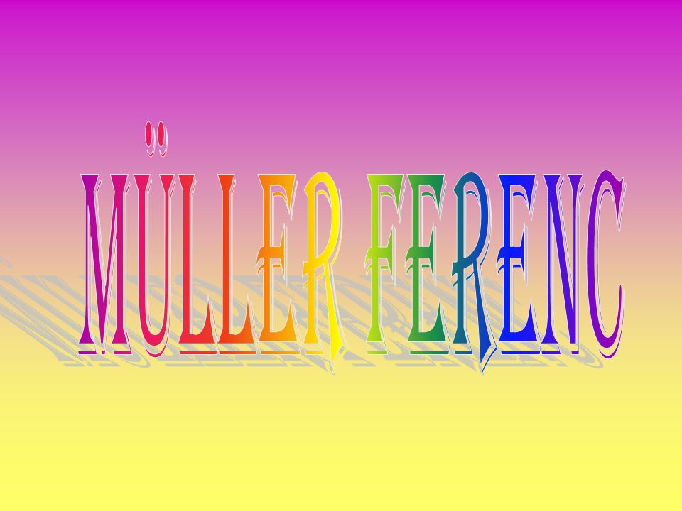 Müller Ferenc