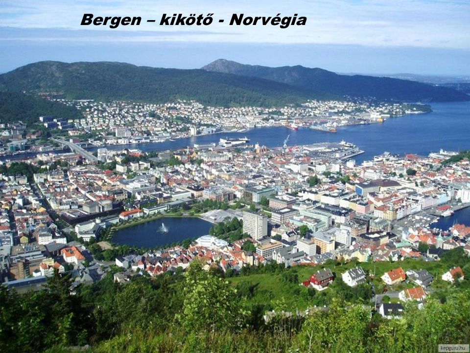Bergen – kikötő - Norvégia