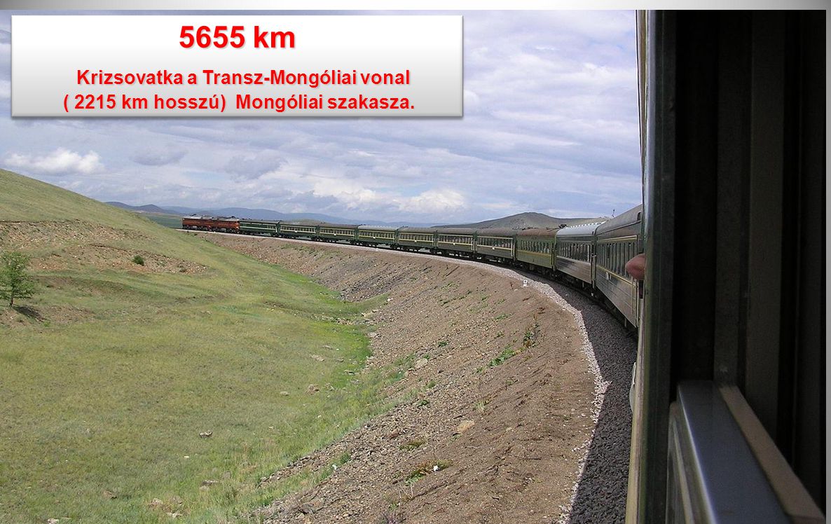 5655 km Krizsovatka a Transz-Mongóliai vonal