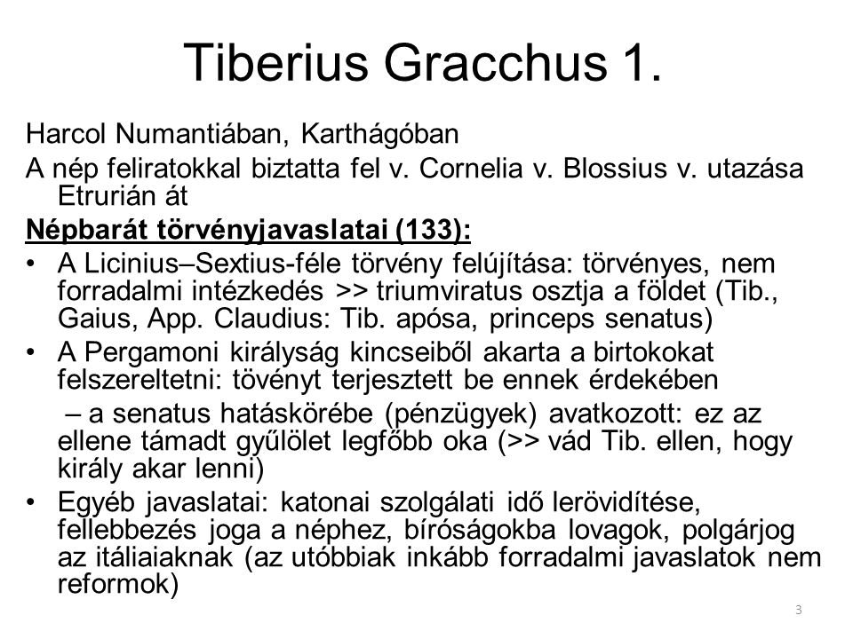 Tiberius Gracchus 1. Harcol Numantiában, Karthágóban