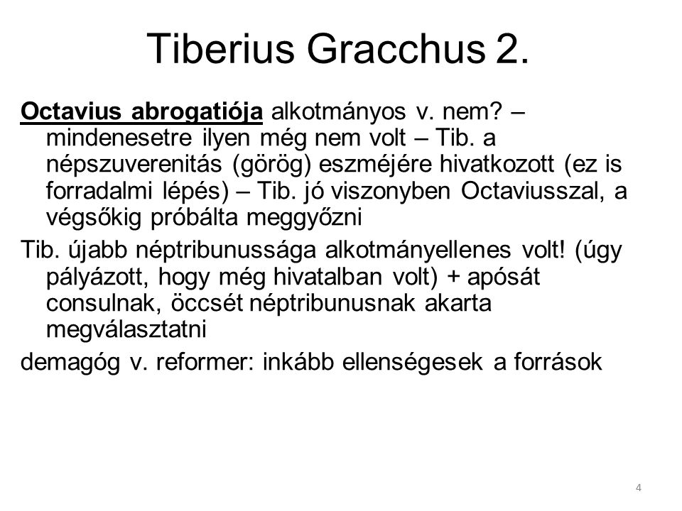 Tiberius Gracchus 2.