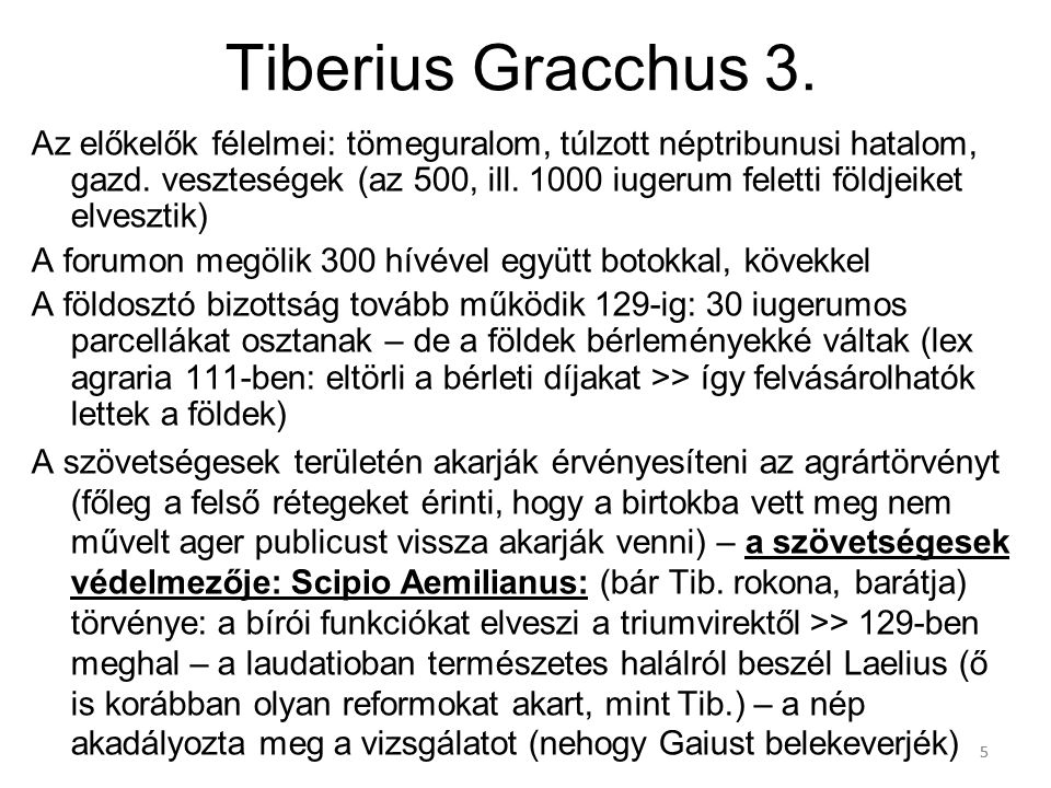 Tiberius Gracchus 3.