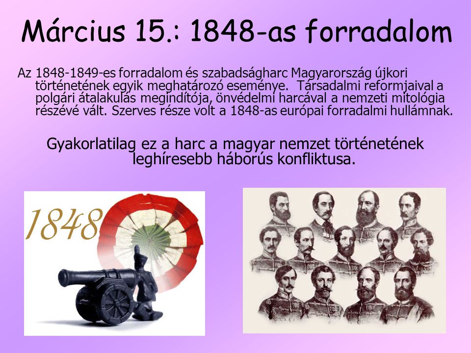 Március 15.: 1848-as forradalom
