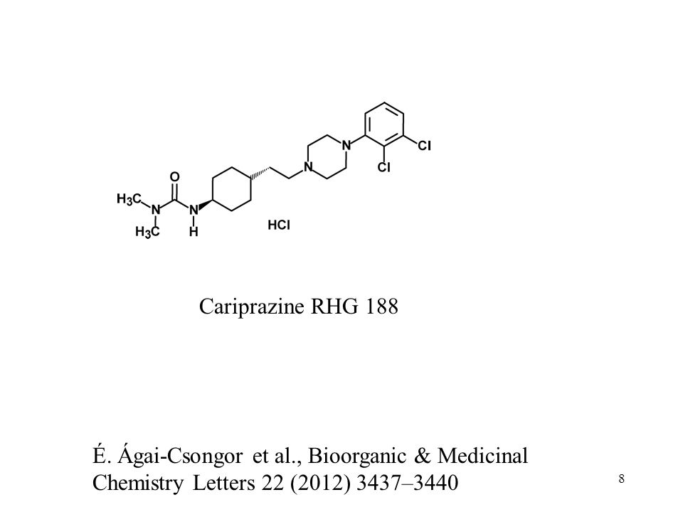 Cariprazine RHG 188 É.
