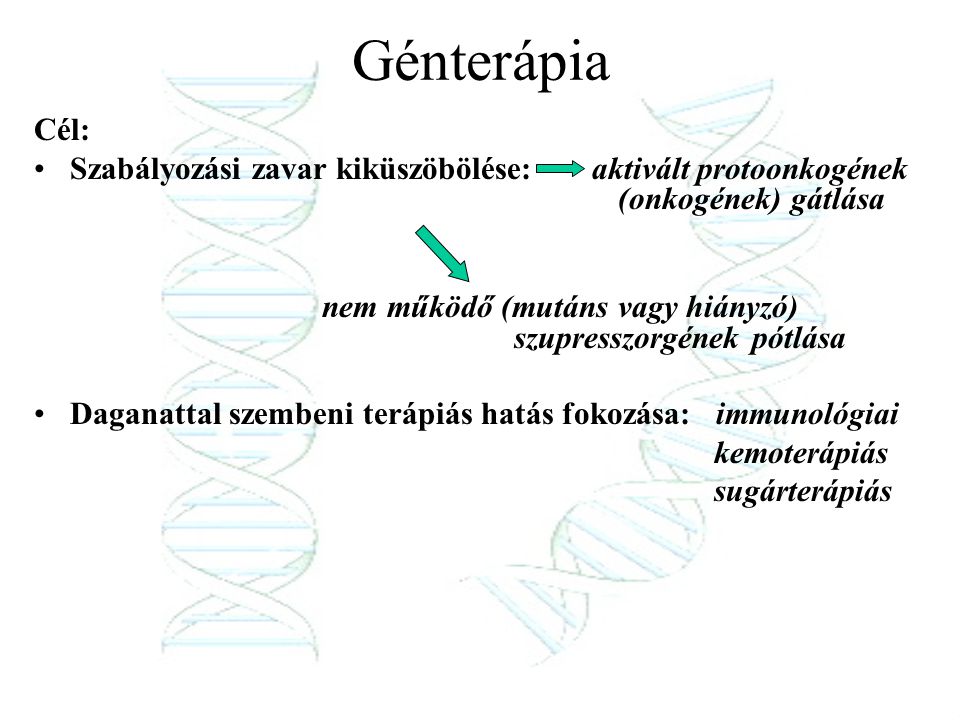 vastagbélrák génterápia