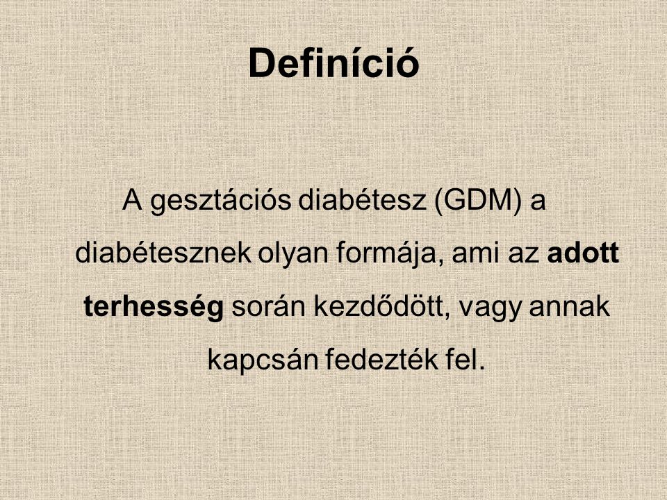 gesztacios diabetesz)