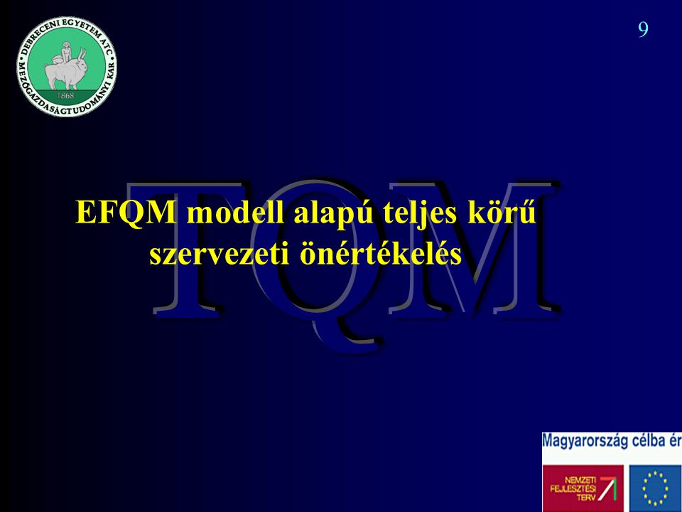 EFQM modell alapú teljes körű szervezeti önértékelés