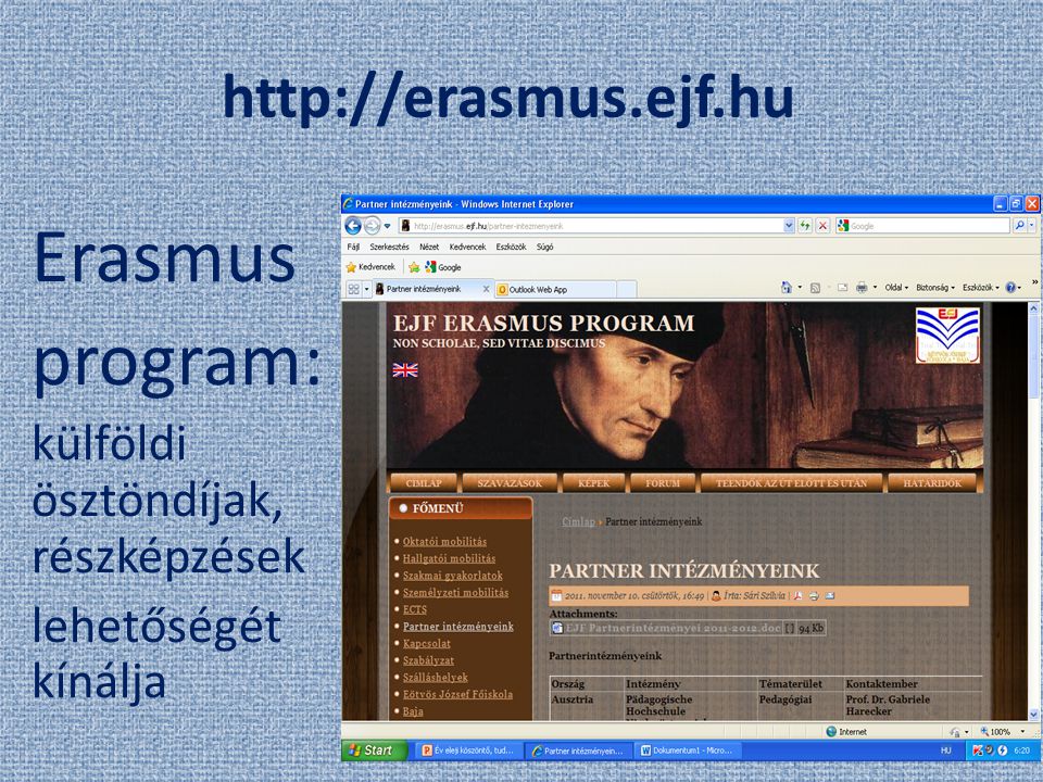 Erasmus program: