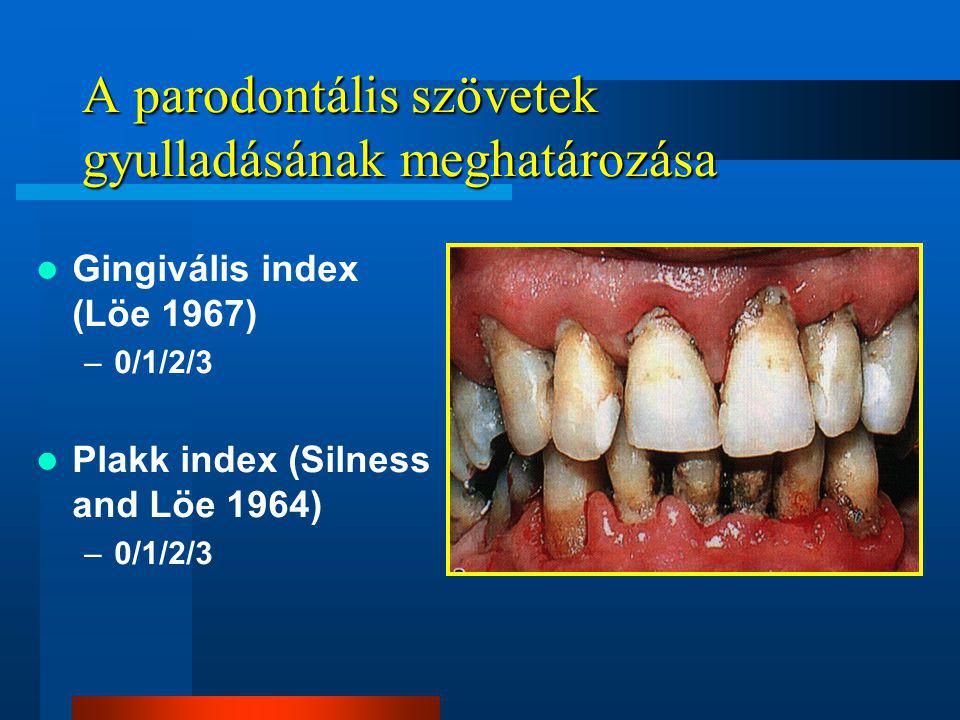 parodontális betegség