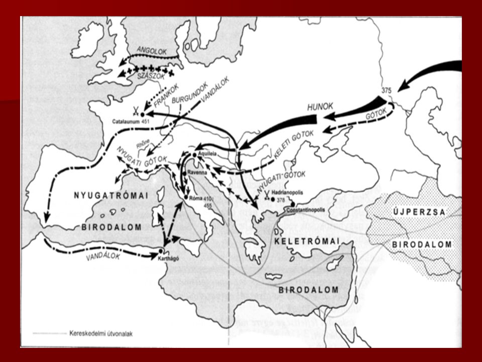 A Népvándorlás Kelet-Ázsiából indul a IV. szd. végén