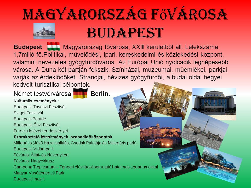 Magyarország fővárosa budapest