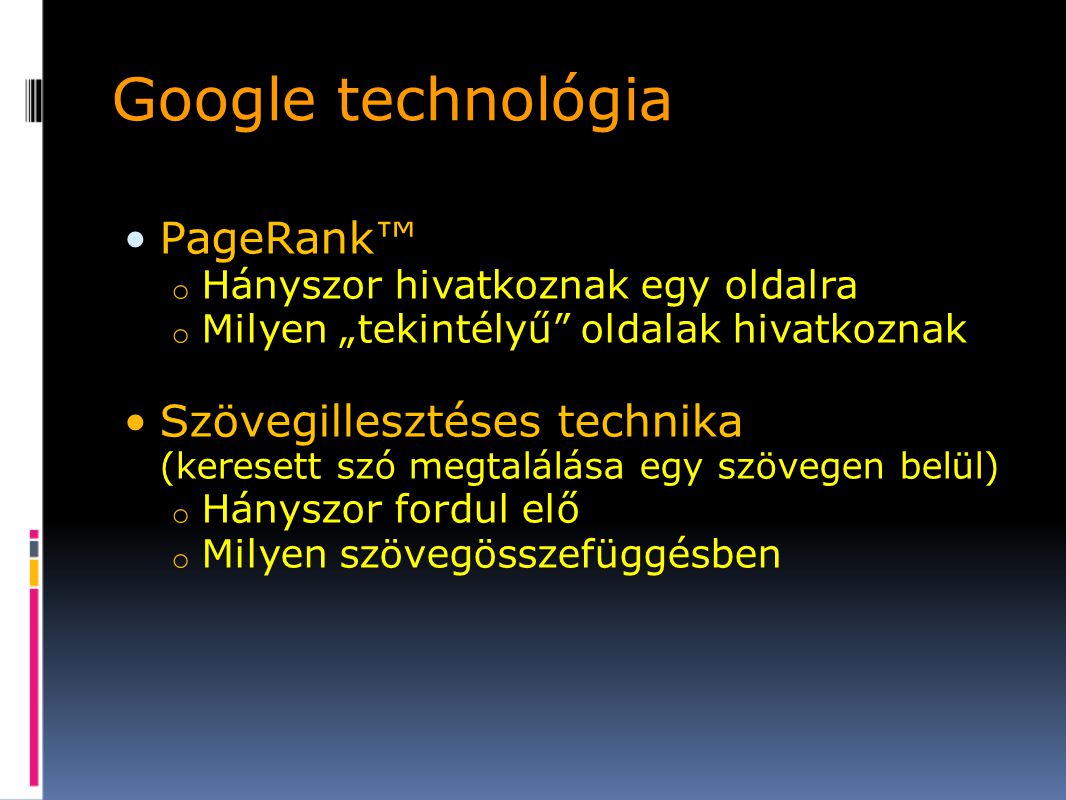 Google technológia PageRank™