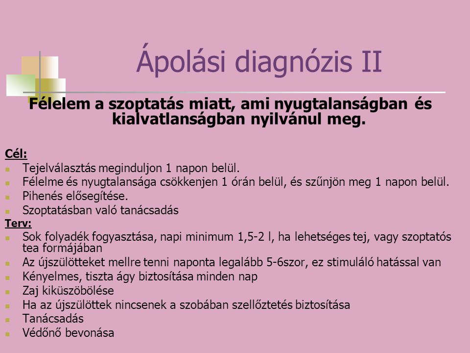 ápolási diagnózisok)