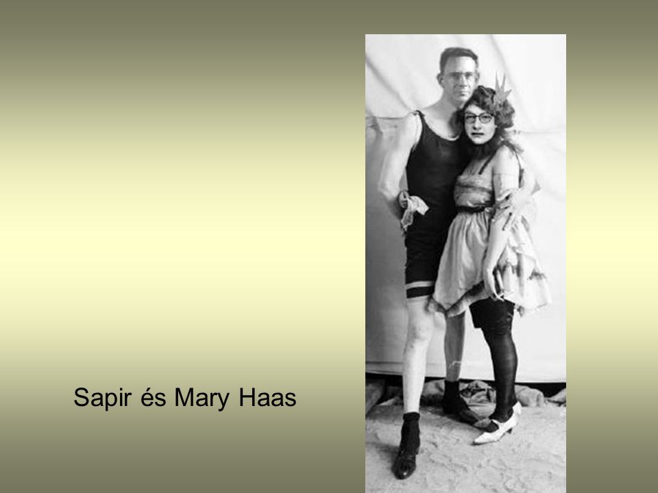 Sapir és Mary Haas