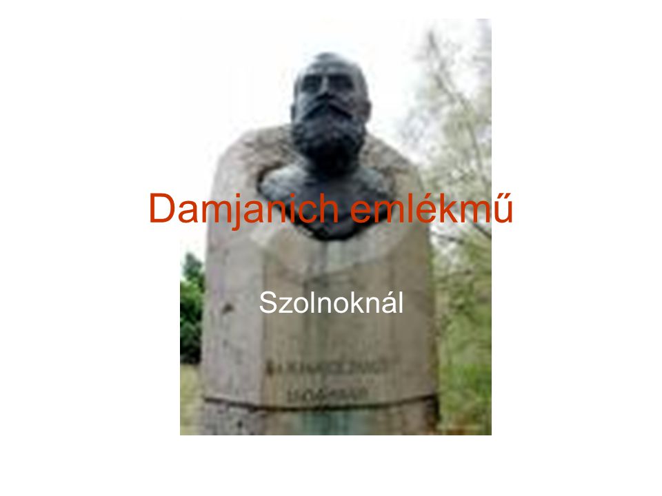 Damjanich emlékmű Szolnoknál