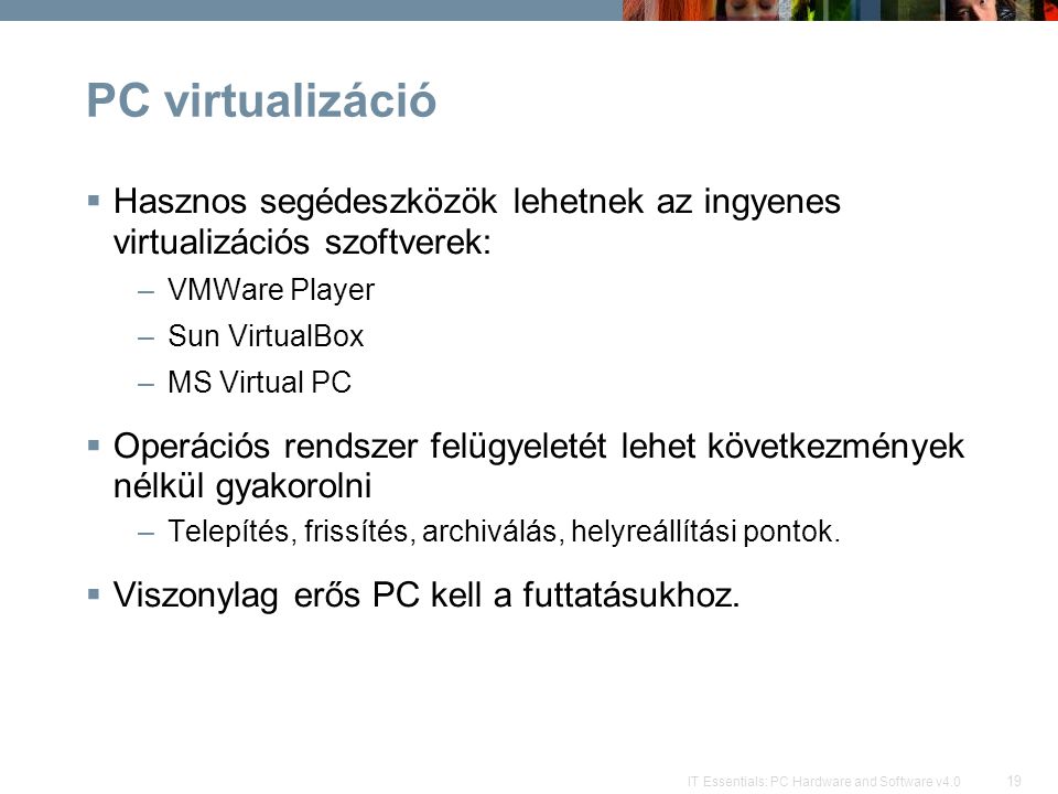 Virtualizációs szoftverek