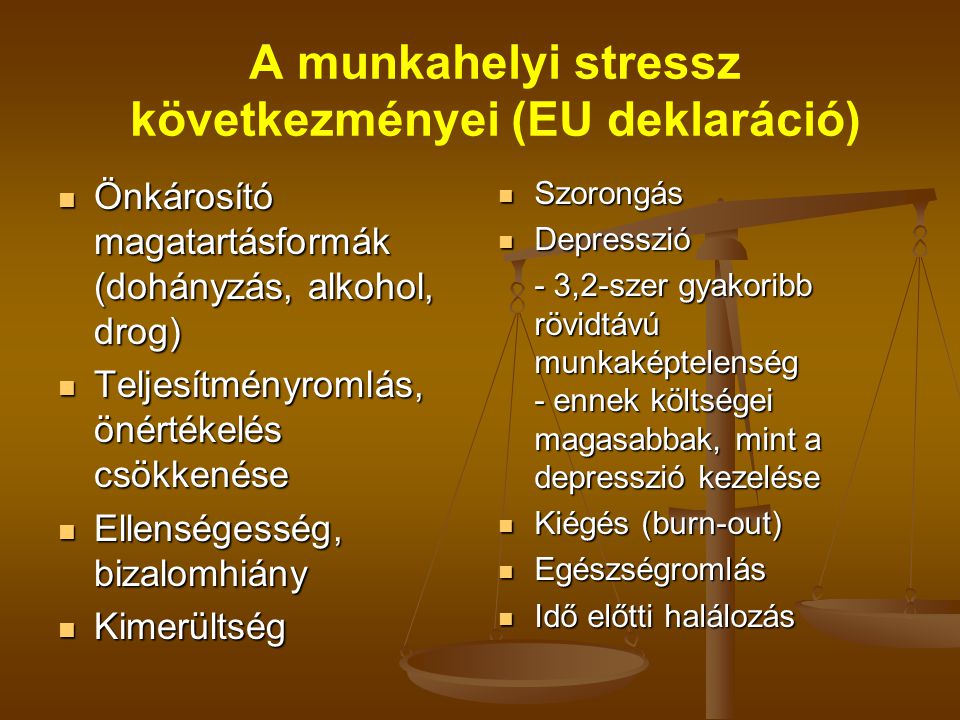 szívroham és munkahelyi stressz egészség)