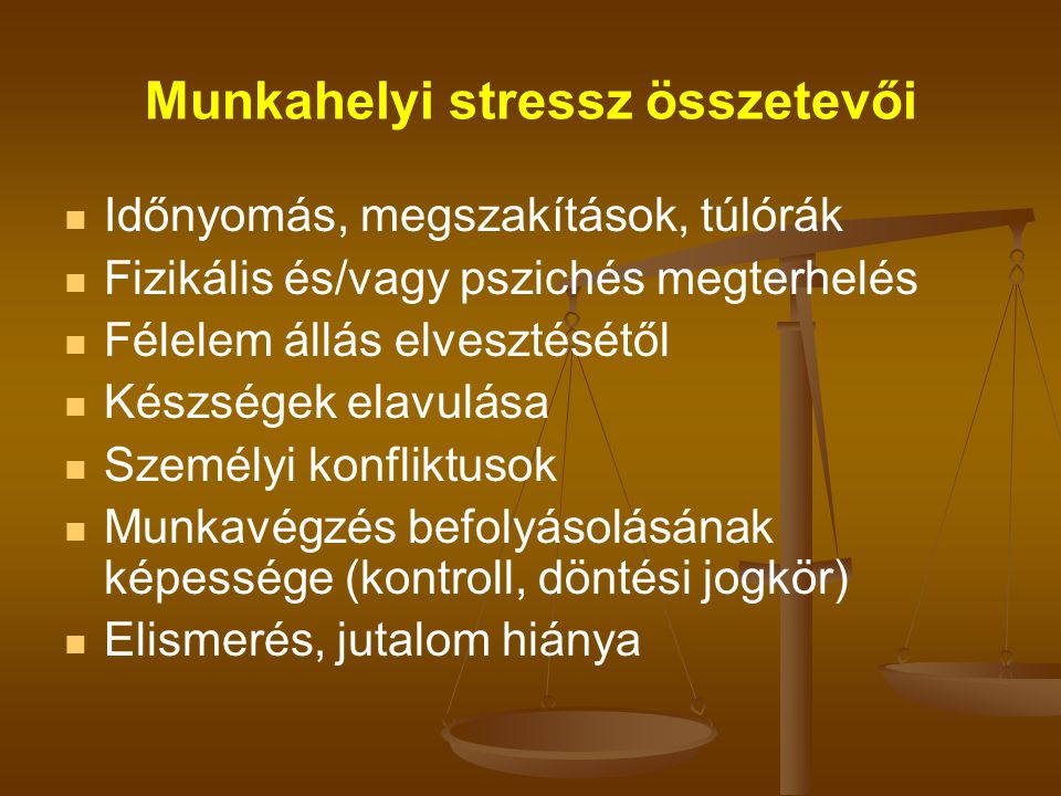 szívroham és munkahelyi stressz egészség)