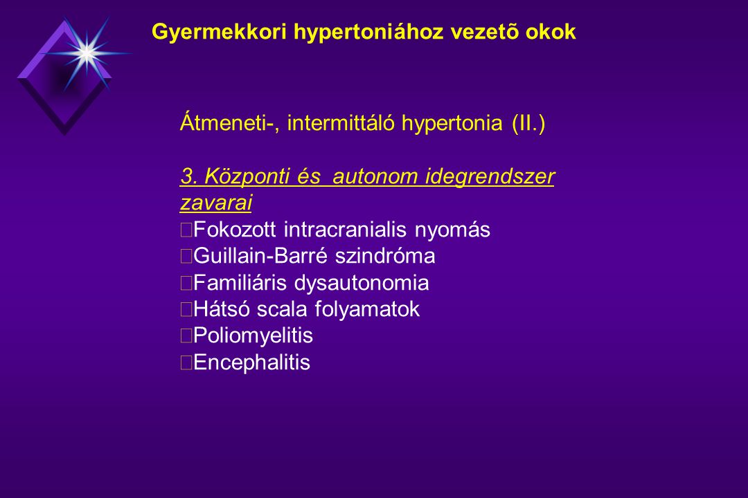 encephalitis hipertóniával)