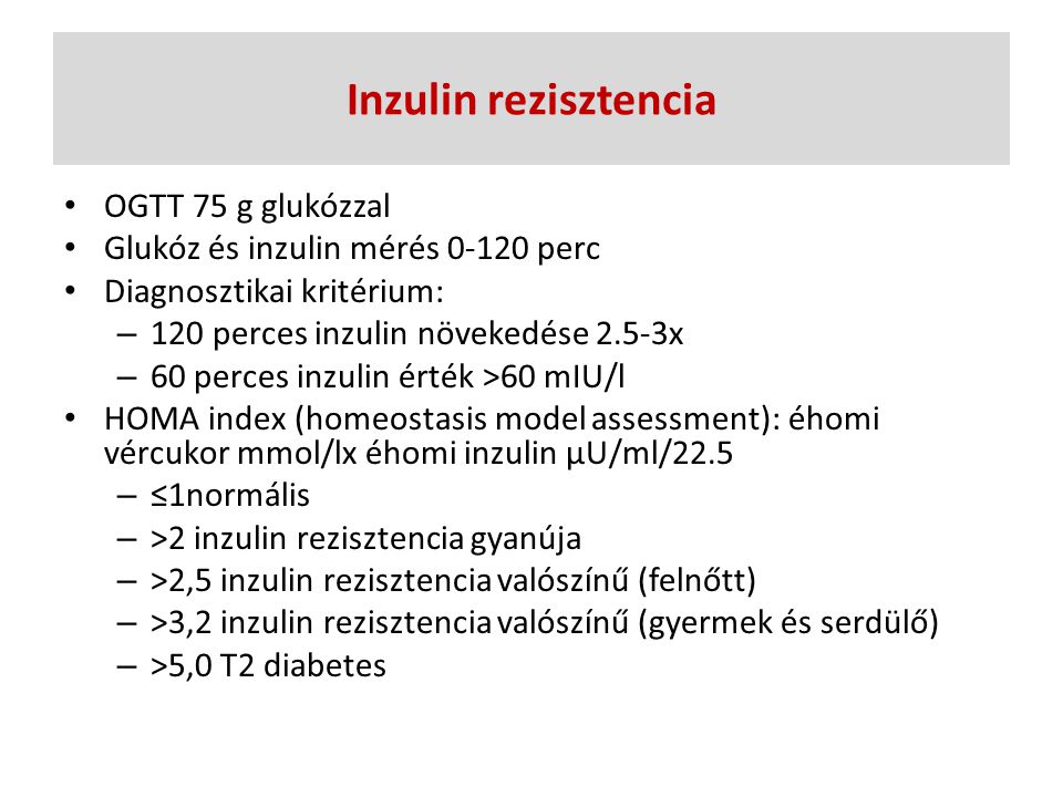 inzulinrezisztencia értékek 120 perc)
