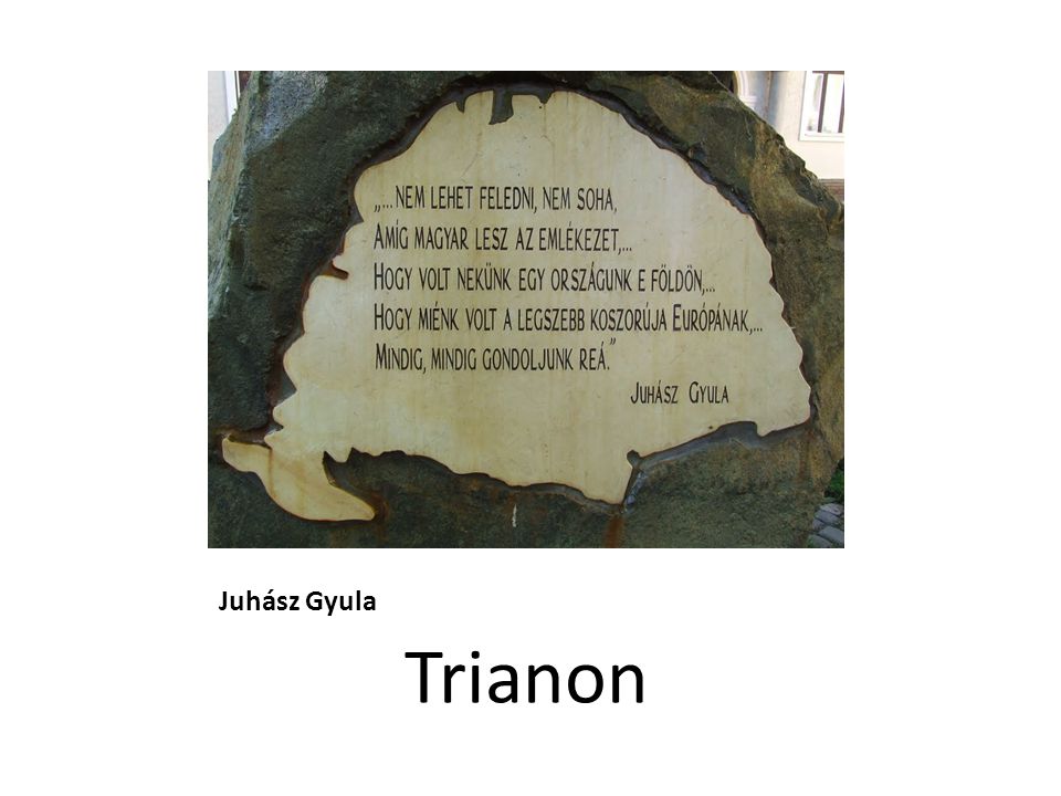 Juhász Gyula Trianon