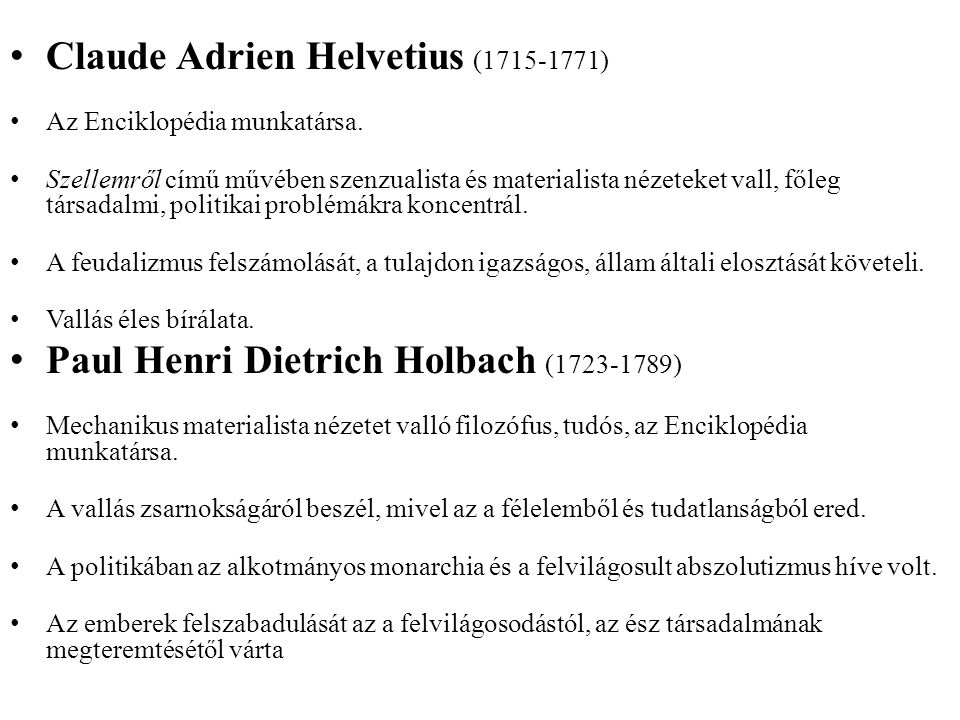 Claude Adrien Helvetius ( )