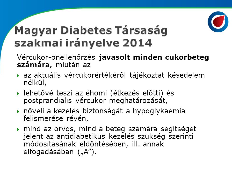 Diabetes kezelési táblázat