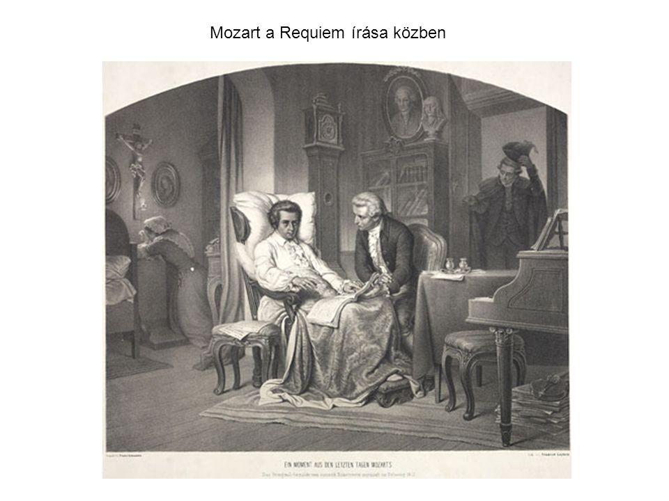 Mozart a Requiem írása közben