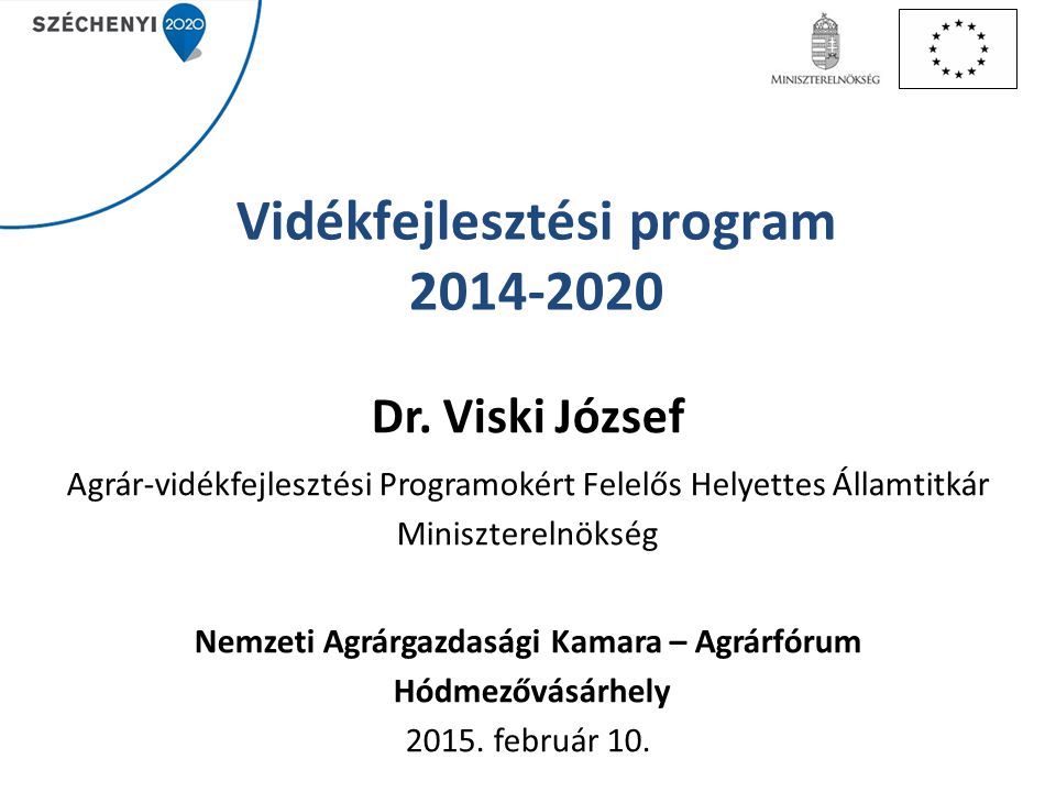 Vidékfejlesztési Program - Ppt Letölteni