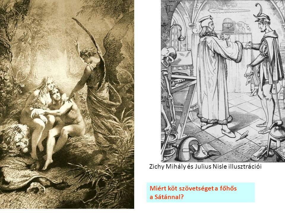 Zichy Mihály és Julius Nisle illusztrációi