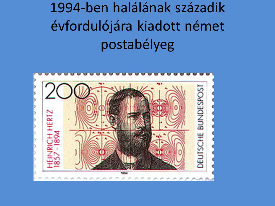 1994-ben halálának századik évfordulójára kiadott német postabélyeg