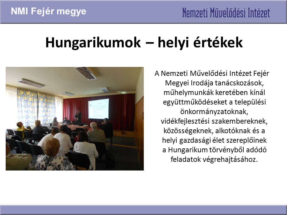 Hungarikumok – helyi értékek