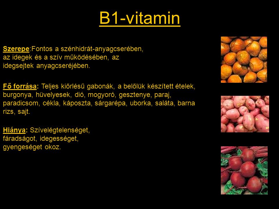b1-vitamin és látás)