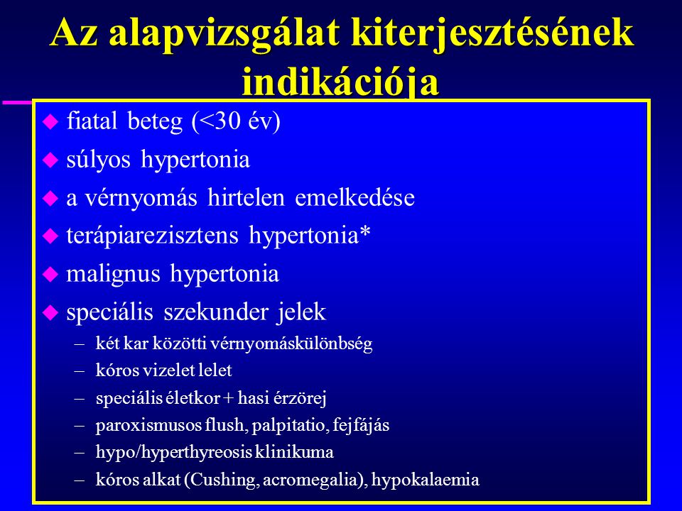 hipertónia és hyperthyreosis
