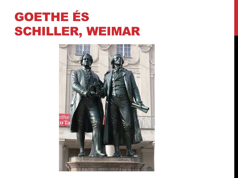 Goethe és Schiller, Weimar