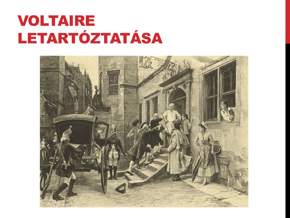 Voltaire letartóztatása