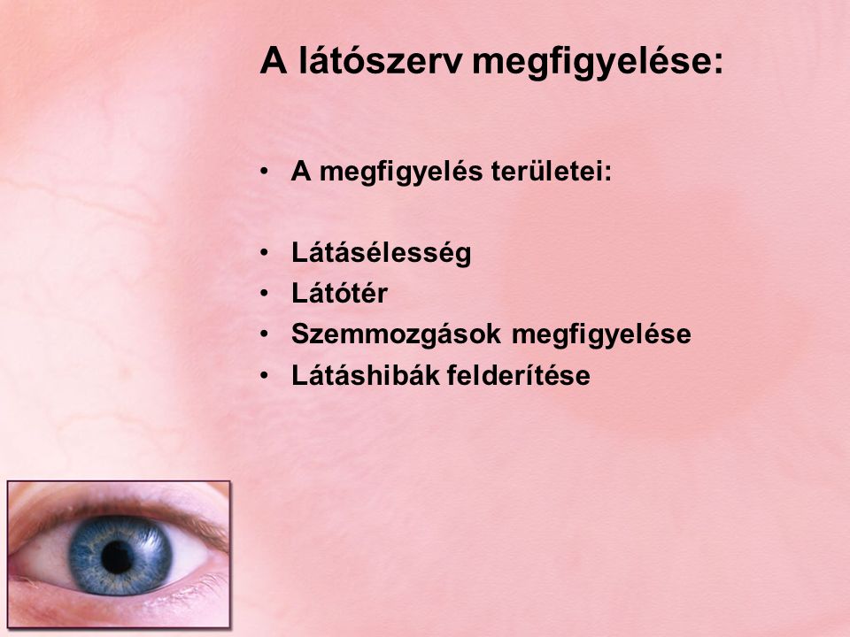 baroterápia a látószerv érrendszeri betegségeihez)